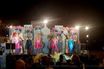 Drag Arush, reinona de las fiestas de Ayatima de Marzagán (Foto Francisco J. Santana)